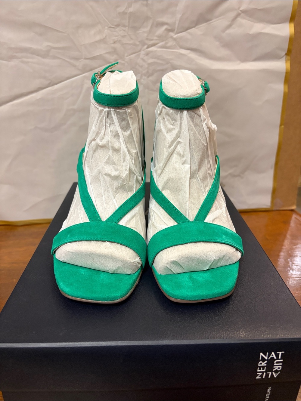 Naturalizer Tania Emerald Suede Heels